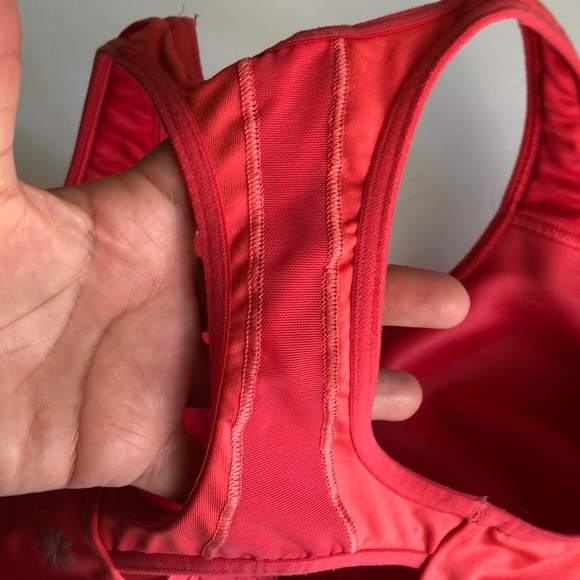 Athleta Hullabraloo Pink Coral Sport Bra - Picture 7 of 8